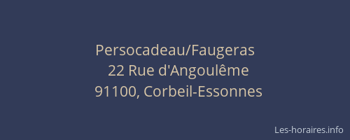 Persocadeau/Faugeras