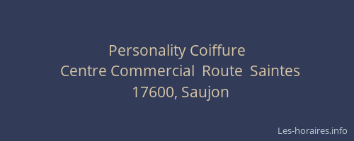Personality Coiffure