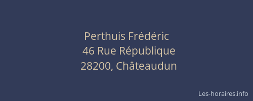 Perthuis Frédéric