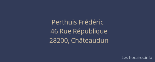 Perthuis Fr&eacute;d&eacute;ric