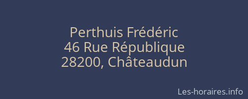 Perthuis Frédéric
