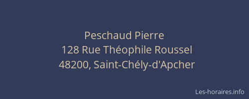Peschaud Pierre