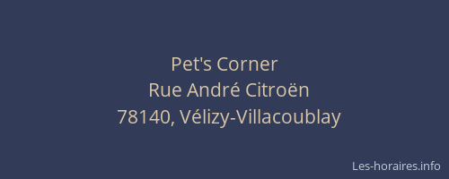 Pet's Corner