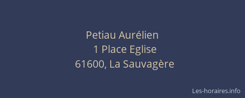 Petiau Aur&eacute;lien