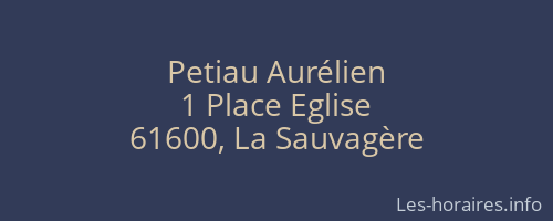 Petiau Aurélien