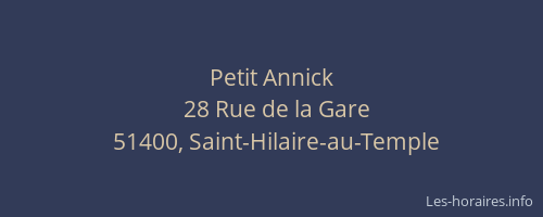 Petit Annick