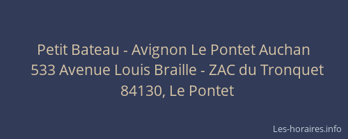 Petit Bateau - Avignon Le Pontet Auchan