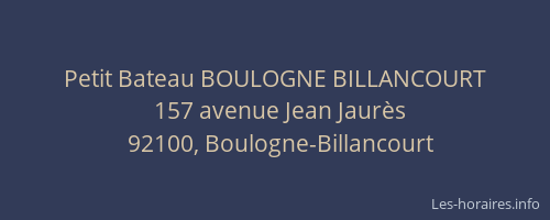 Petit Bateau BOULOGNE BILLANCOURT