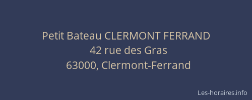Petit Bateau CLERMONT FERRAND