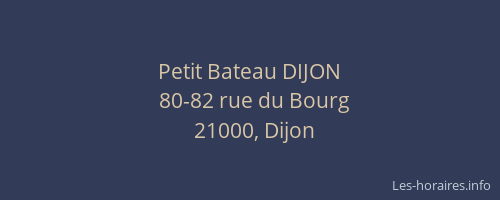 Petit Bateau DIJON
