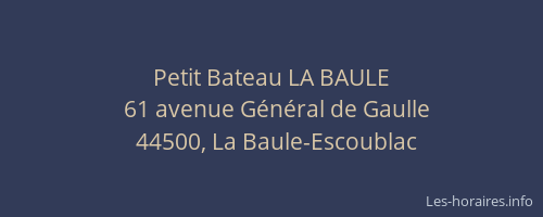 Petit Bateau LA BAULE