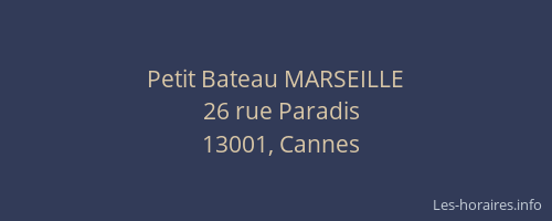 Petit Bateau MARSEILLE