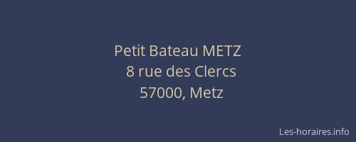 Petit Bateau METZ