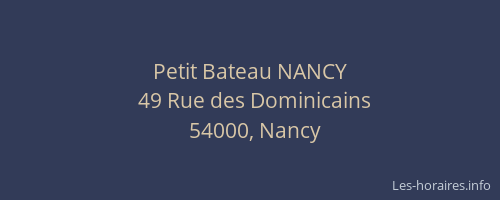 Petit Bateau NANCY