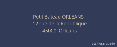 Petit Bateau ORLEANS