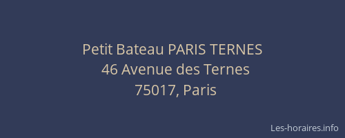 Petit Bateau PARIS TERNES