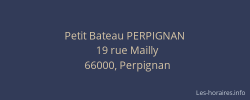 Petit Bateau PERPIGNAN