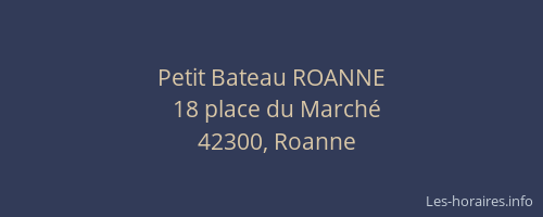 Petit Bateau ROANNE
