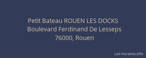 Petit Bateau ROUEN LES DOCKS