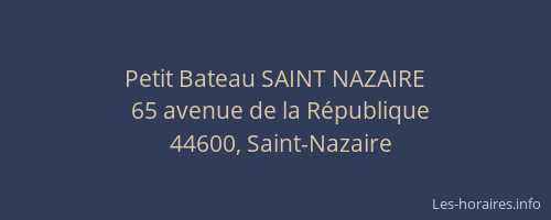 Petit Bateau SAINT NAZAIRE