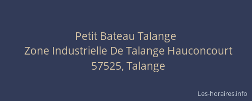 Petit Bateau Talange