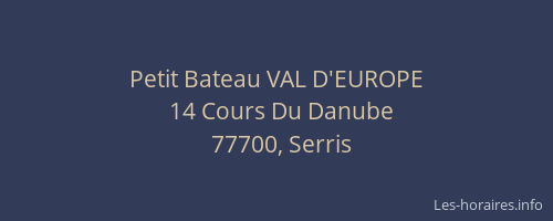Petit Bateau VAL D'EUROPE