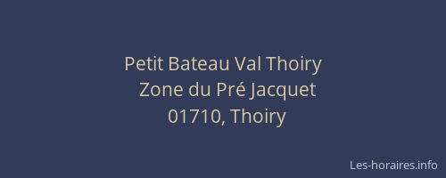 Petit Bateau Val Thoiry