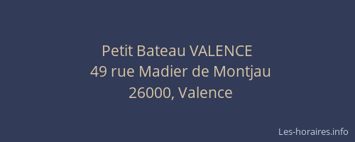 Petit Bateau VALENCE