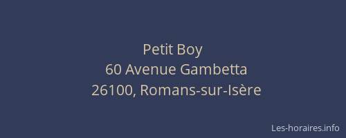 Petit Boy