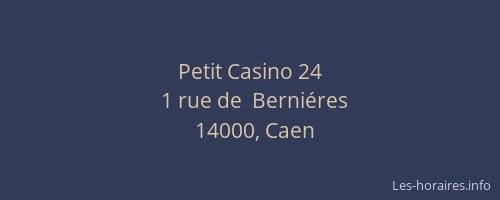 Petit Casino 24