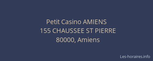 Petit Casino AMIENS