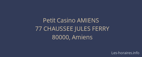 Petit Casino AMIENS