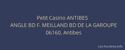 Petit Casino ANTIBES