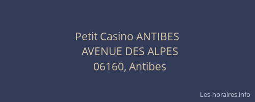 Petit Casino ANTIBES