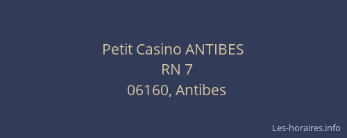 Petit Casino ANTIBES
