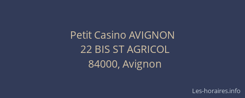 Petit Casino AVIGNON