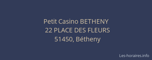 Petit Casino BETHENY