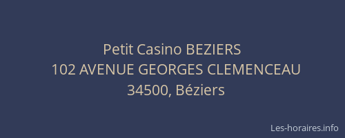 Petit Casino BEZIERS