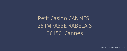 Petit Casino CANNES