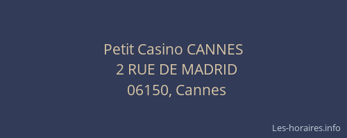 Petit Casino CANNES