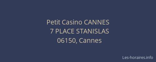 Petit Casino CANNES