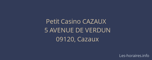 Petit Casino CAZAUX