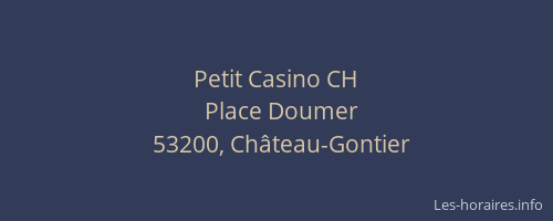 Petit Casino CH