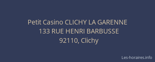 Petit Casino CLICHY LA GARENNE