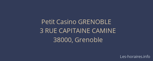 Petit Casino GRENOBLE