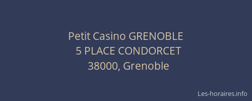 Petit Casino GRENOBLE