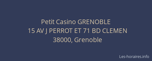 Petit Casino GRENOBLE