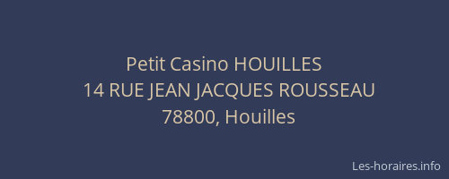 Petit Casino HOUILLES