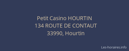 Petit Casino HOURTIN