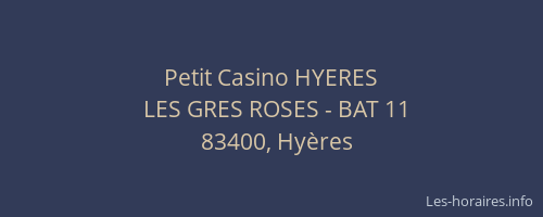 Petit Casino HYERES